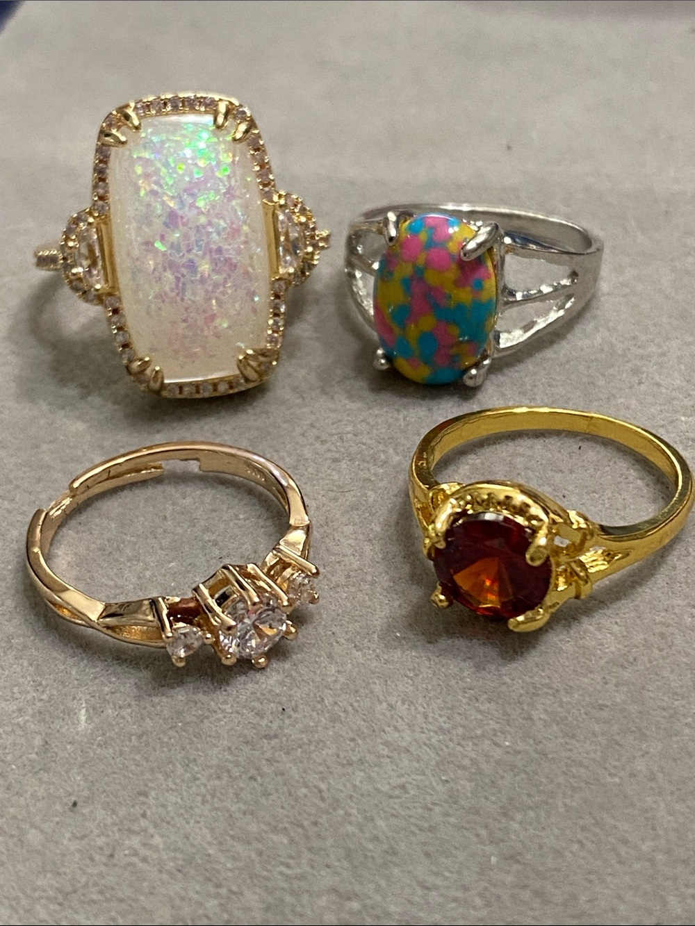 Gold & Silver Tone Statement Rings